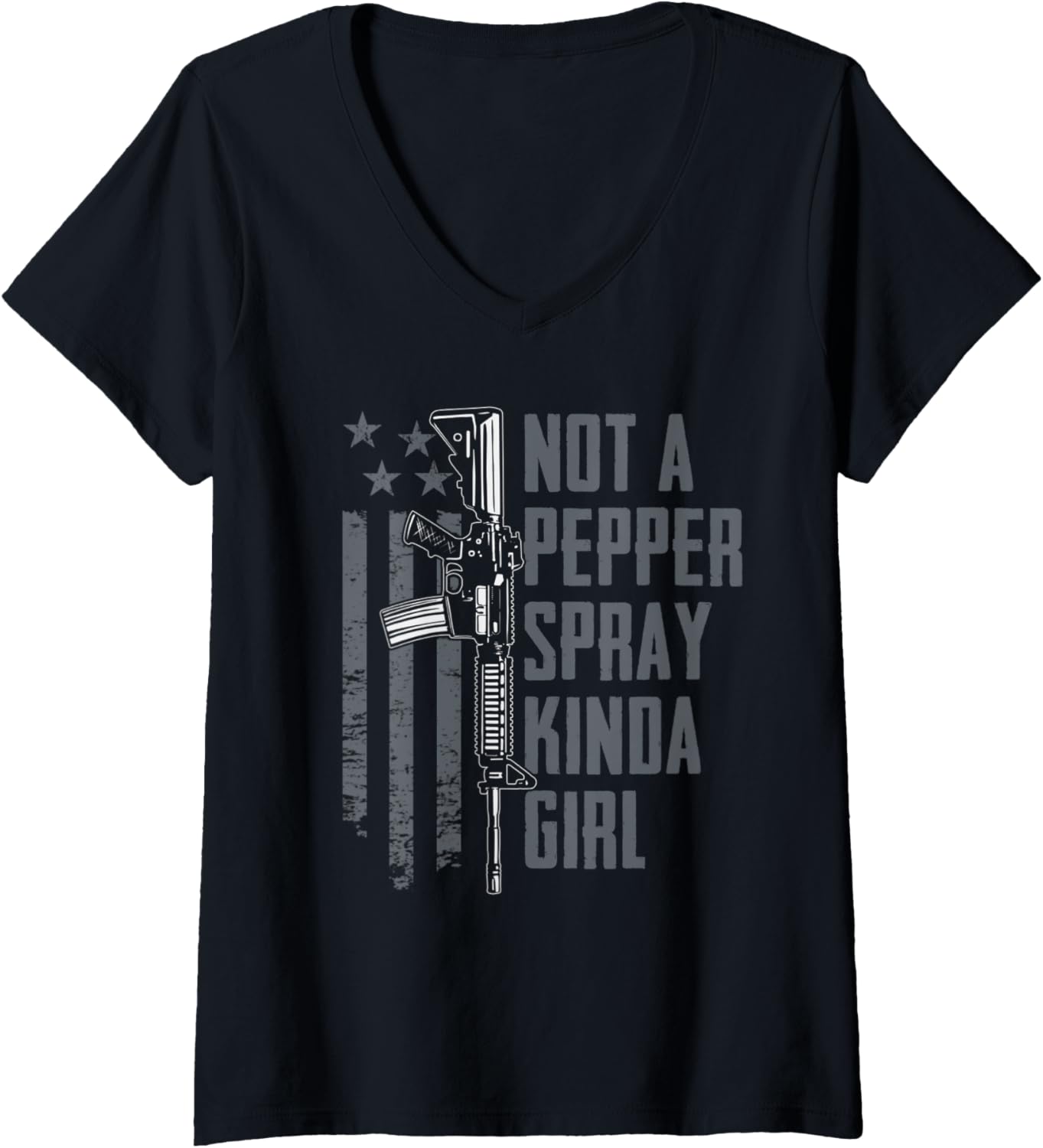 Womens Not A Pepper Spray Kinda Girl Women Gun 2Nd Amendment Guns
