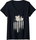 Womens Videographer Set Goal Videography Filmmaker Gift V-Neck