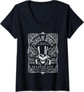 Womens Official Guns N Roses Paradise City Label V Neck