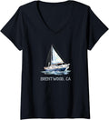 Womens Brentwood Boat V Neck