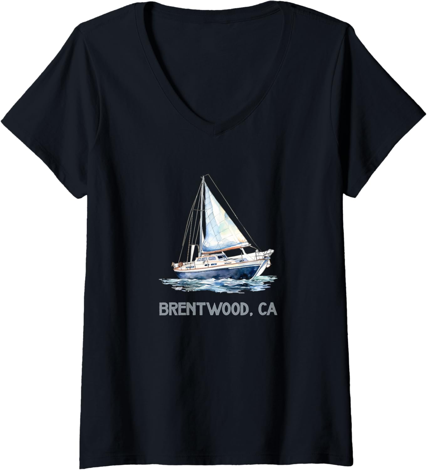 Womens Brentwood Boat V Neck