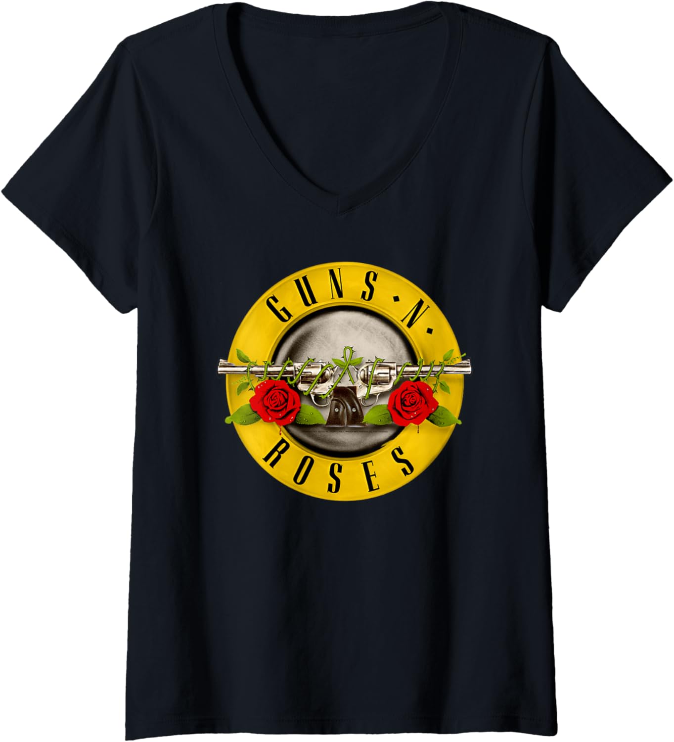 Womens Guns N Roses Bullet V Neck