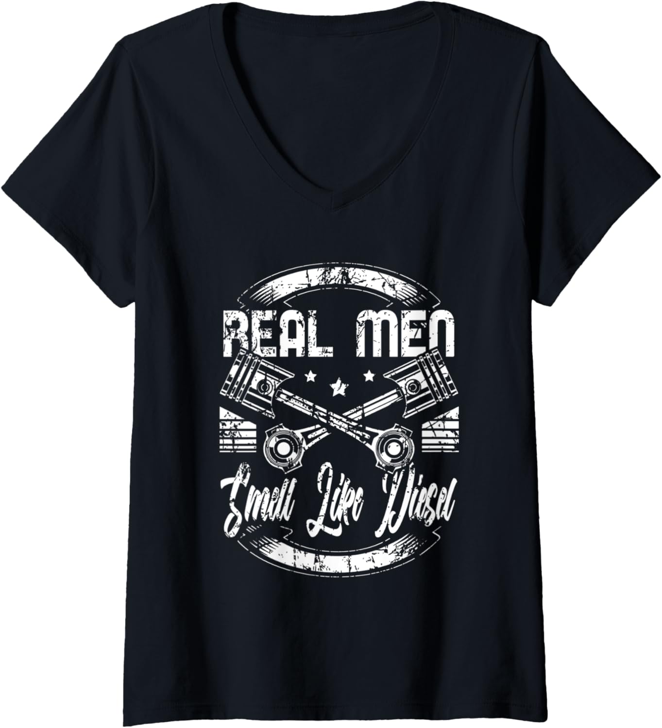 Womens Real Men Smell Like Diesel Mechanic Men