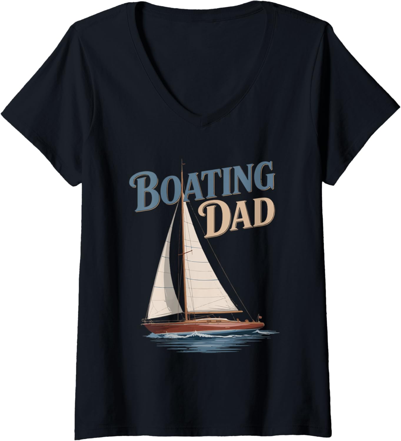 Womens Boat Dad Men Idea Boating Funny Daddy
