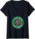 Womens I Love Guns Coffee Design A Gun Coffee Lover V Neck