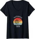 easily distracted by yarn V-Neck
