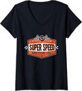 Womens Super Speed Motor Oil T Distressed Shirts