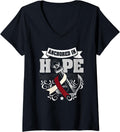 Womens Head Neck Awareness Boat Anchor Hope V
