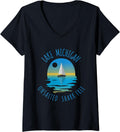 Womens Lake Michigan Unsalted Shark Free Great Lakes