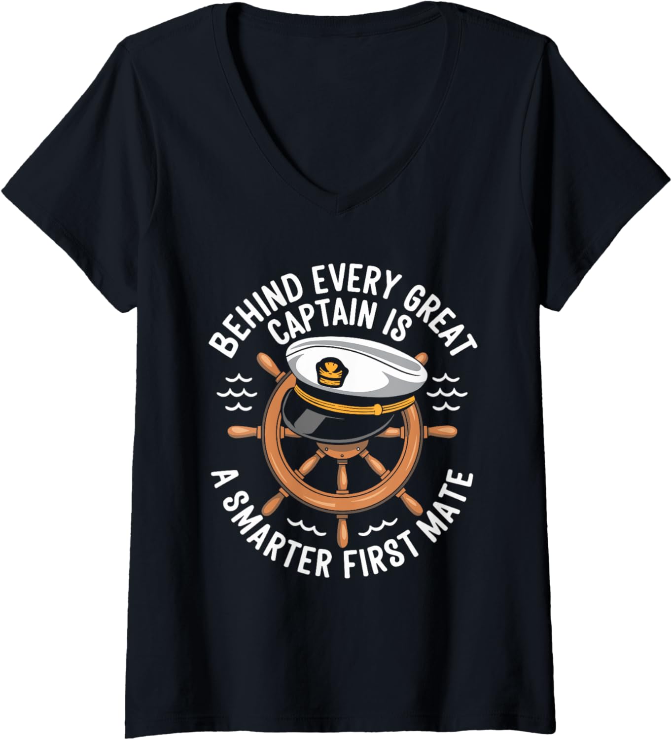Womens First Mate Boating Funny Boat Lover Boat