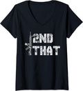 Womens I 2Nd That Second Amendment Pro Gun American Patriotic V Neck