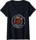 Womens Official Guns N Roses Paradise Logo V Neck