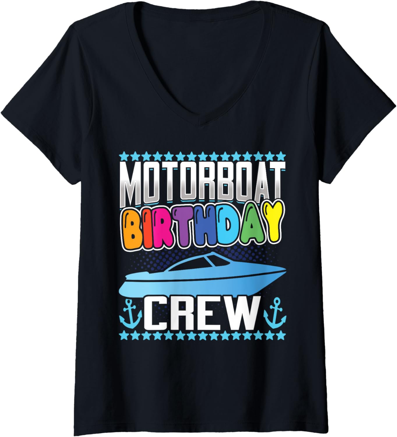 Womens Motor Boats Birthday Crew Captain Speed Boat