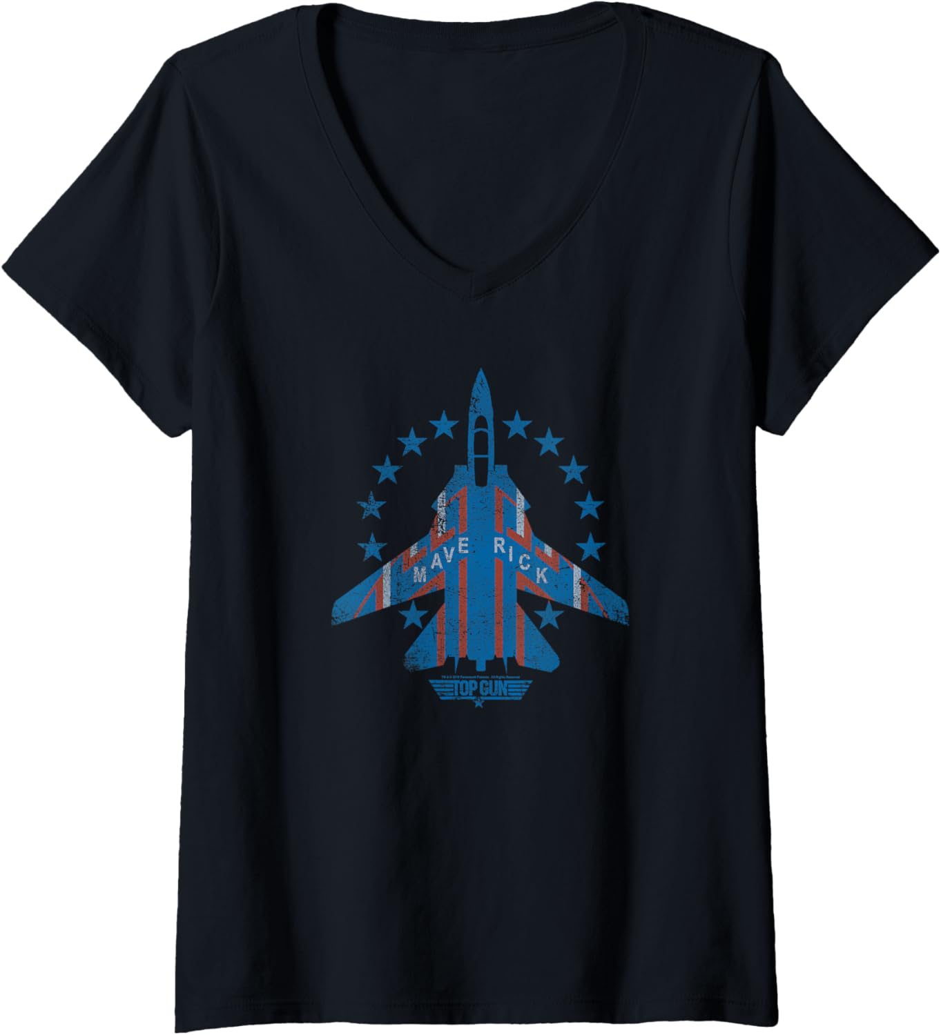 Womens Top Gun Maverick V Neck