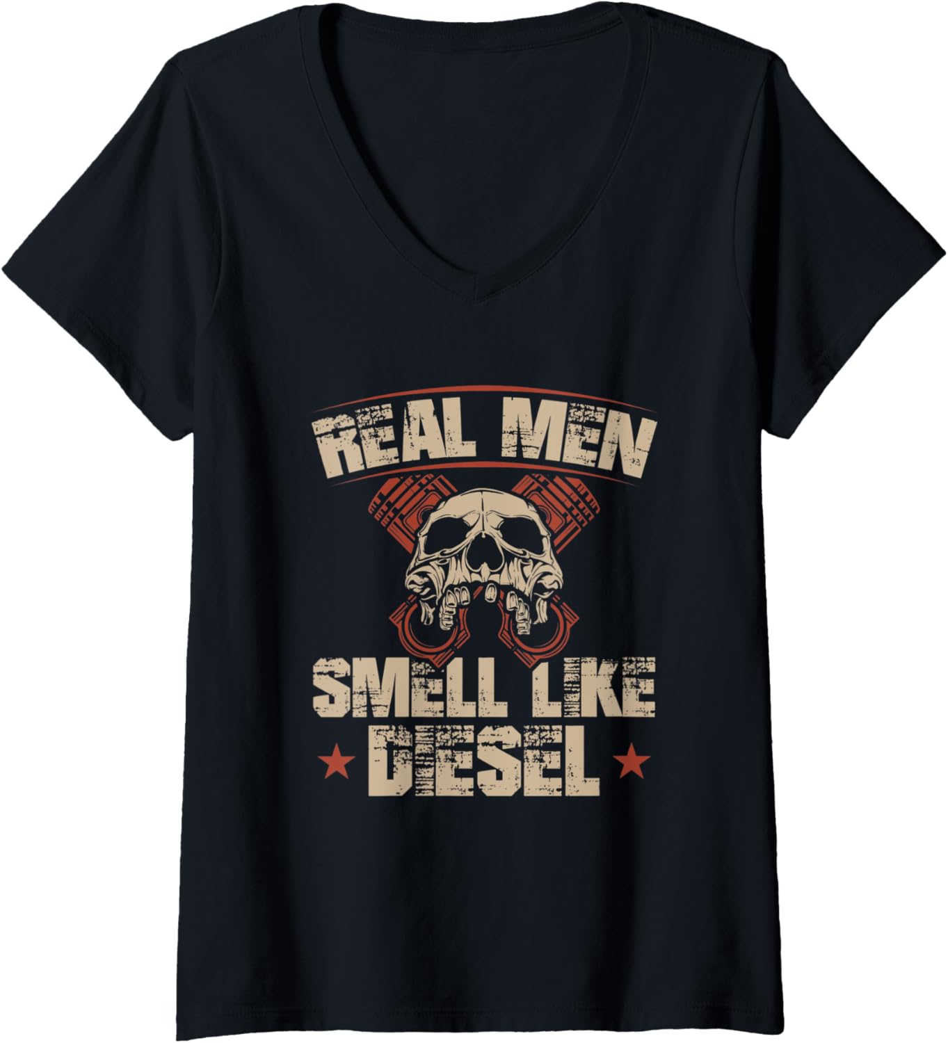 Womens Mechanic Trucker Real Men Smell Like Diesel