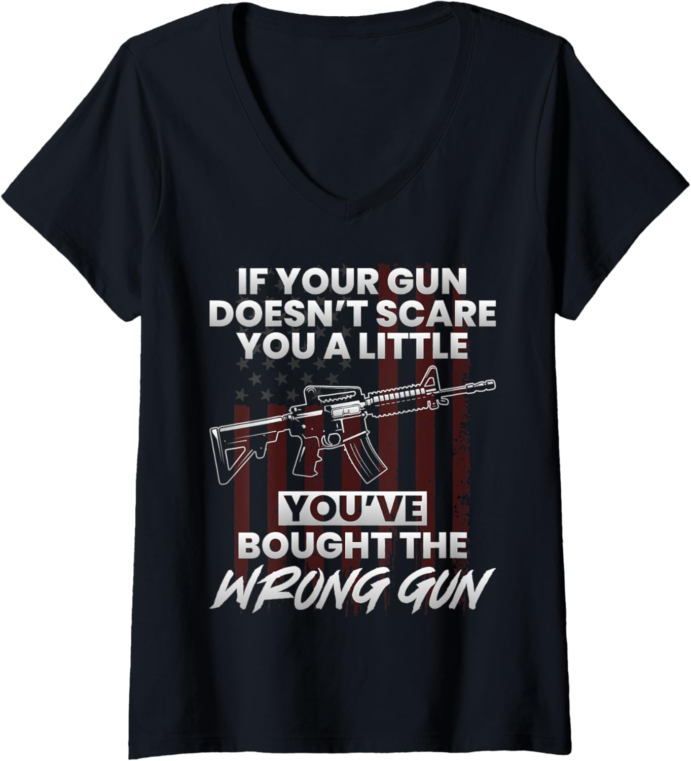 Womens If Your Gun Doesnt Scare You Ar 15 Rifle Gun Lover
