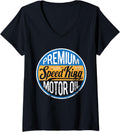 Womens Speed Kings Motor Oil T Distressed Shirts