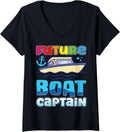 Womens Future Boat Captain Kids Speedboat Children Motorboat
