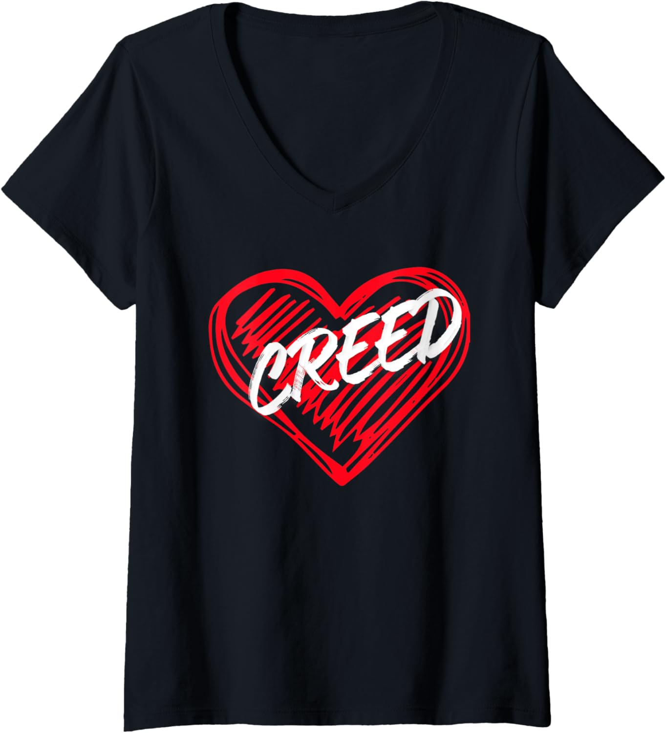 Womens Vintage I Heart Creed I Love Creed First Name Personalized V