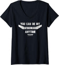 Womens Top Gun You Can Be My Wingman Anytime Text Action Movie