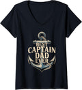 Womens Best Boat Dad Ever Men Idea Boating