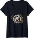 100 Mouse Steamboat Willie Distressed D100 V Neck