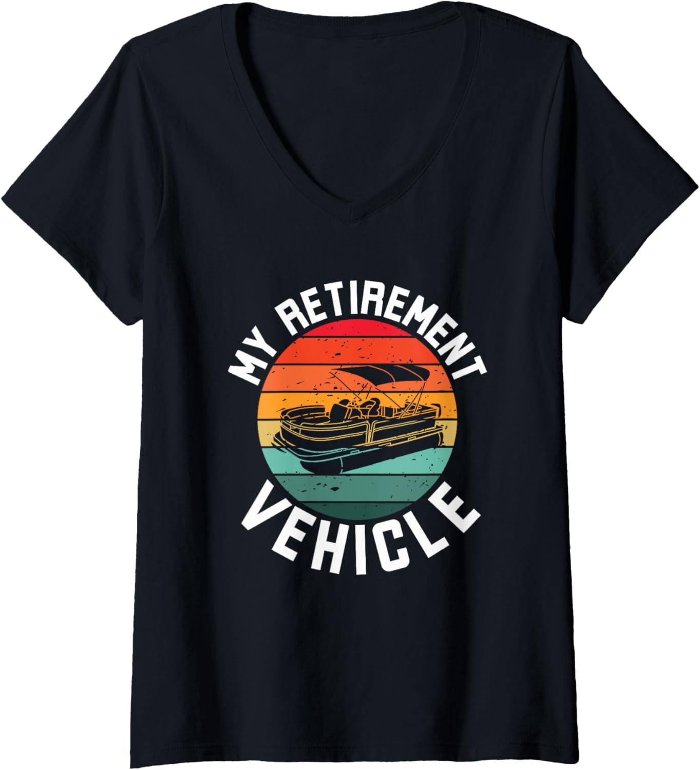 Womens My Retirement Vehicle Pontoon Boat Owner Retirement