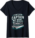 Womens Pontoon Captain My Boat My Rules Boating