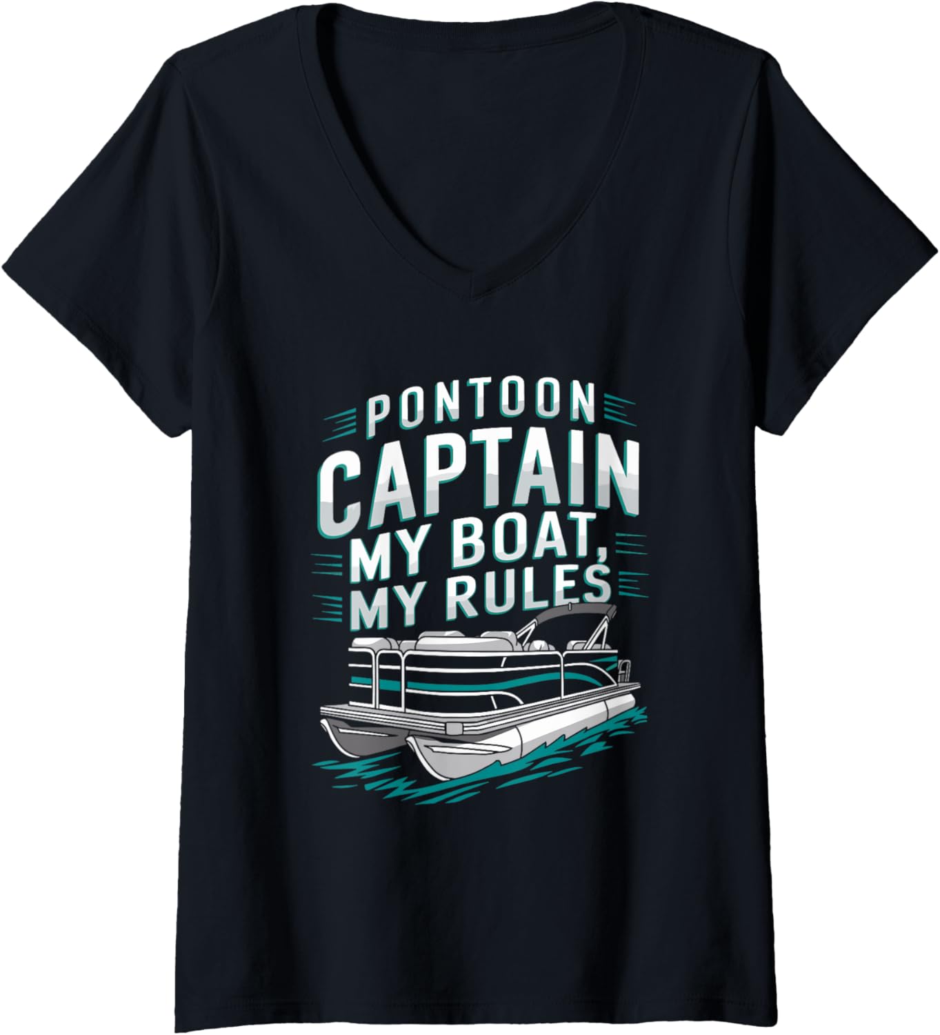 Womens Pontoon Captain My Boat My Rules Boating