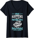 Womens Pontoon Boat Accessories Party Boat Funny V