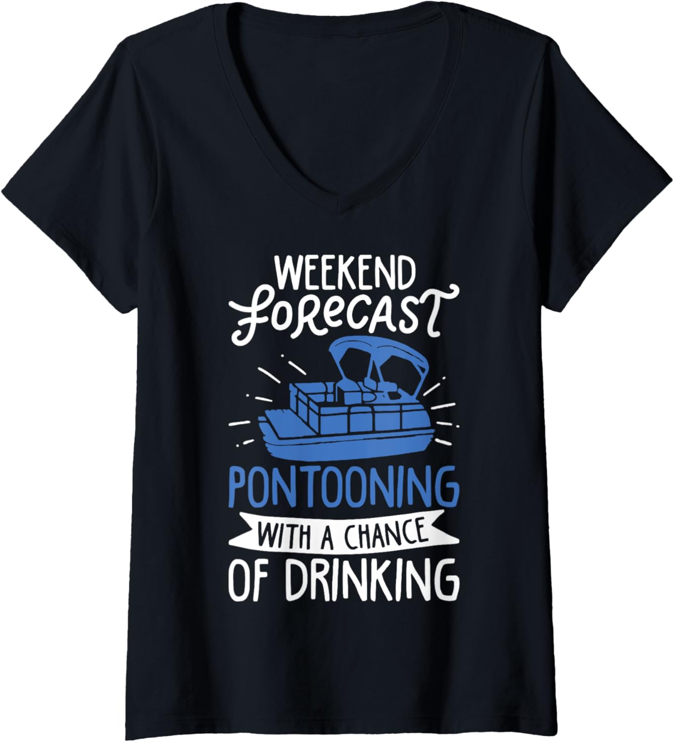 Womens Pontoon Boat Accessories V Neck