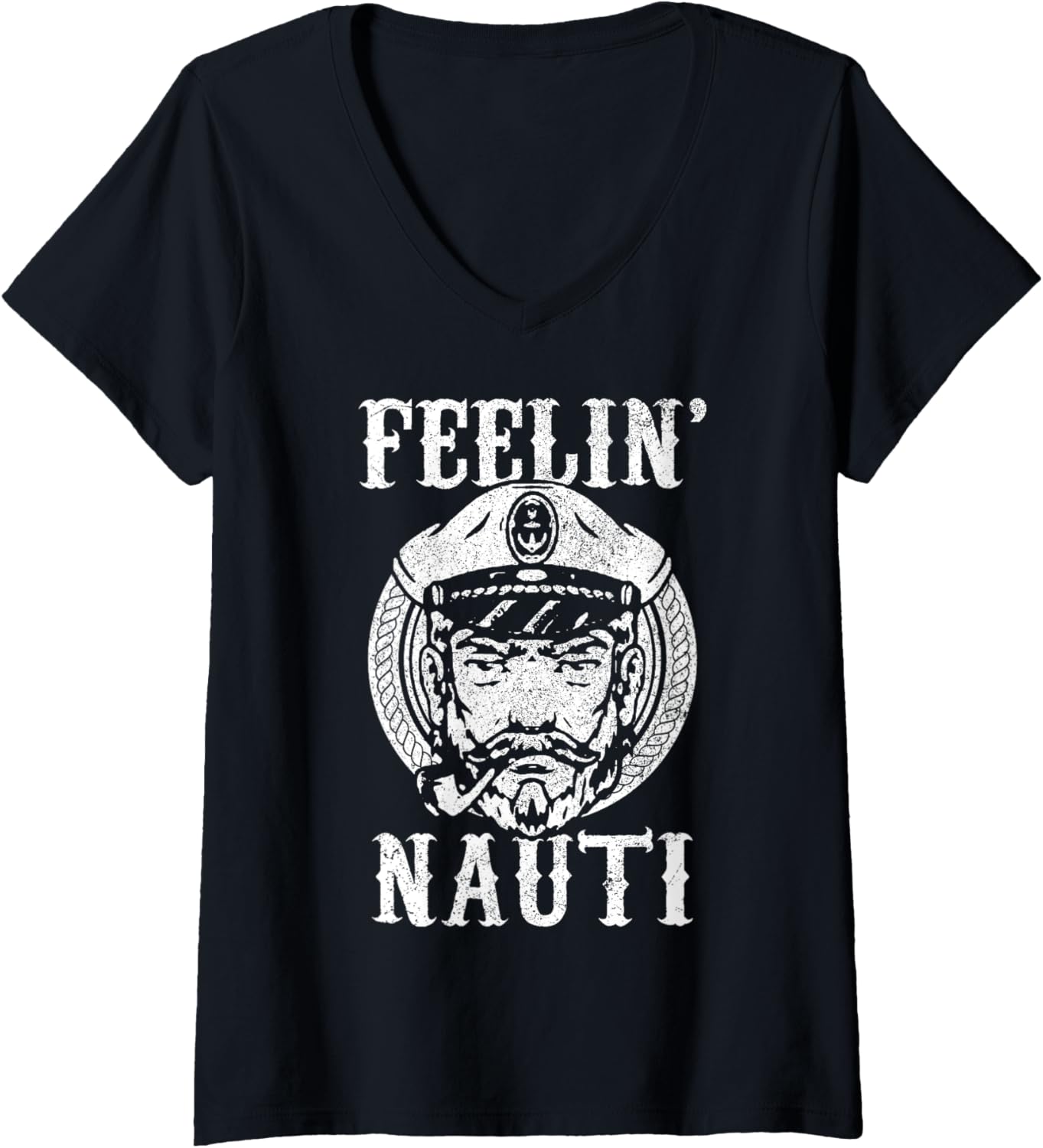Womens Feeling Nauti Boat Owner Pontoon Captain Funny