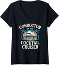 Womens Boat Pantoon Captain Conductor Of Cocktail Cruiser