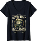 Womens Motor Boat Captain Boating Motor Boatin Lake