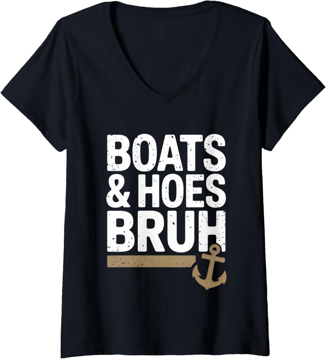 Womens Funny Boats Hoes Bruh Funny Boat Party