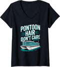 Womens Pontoon Hair Don Care Boat Pantooning Captain