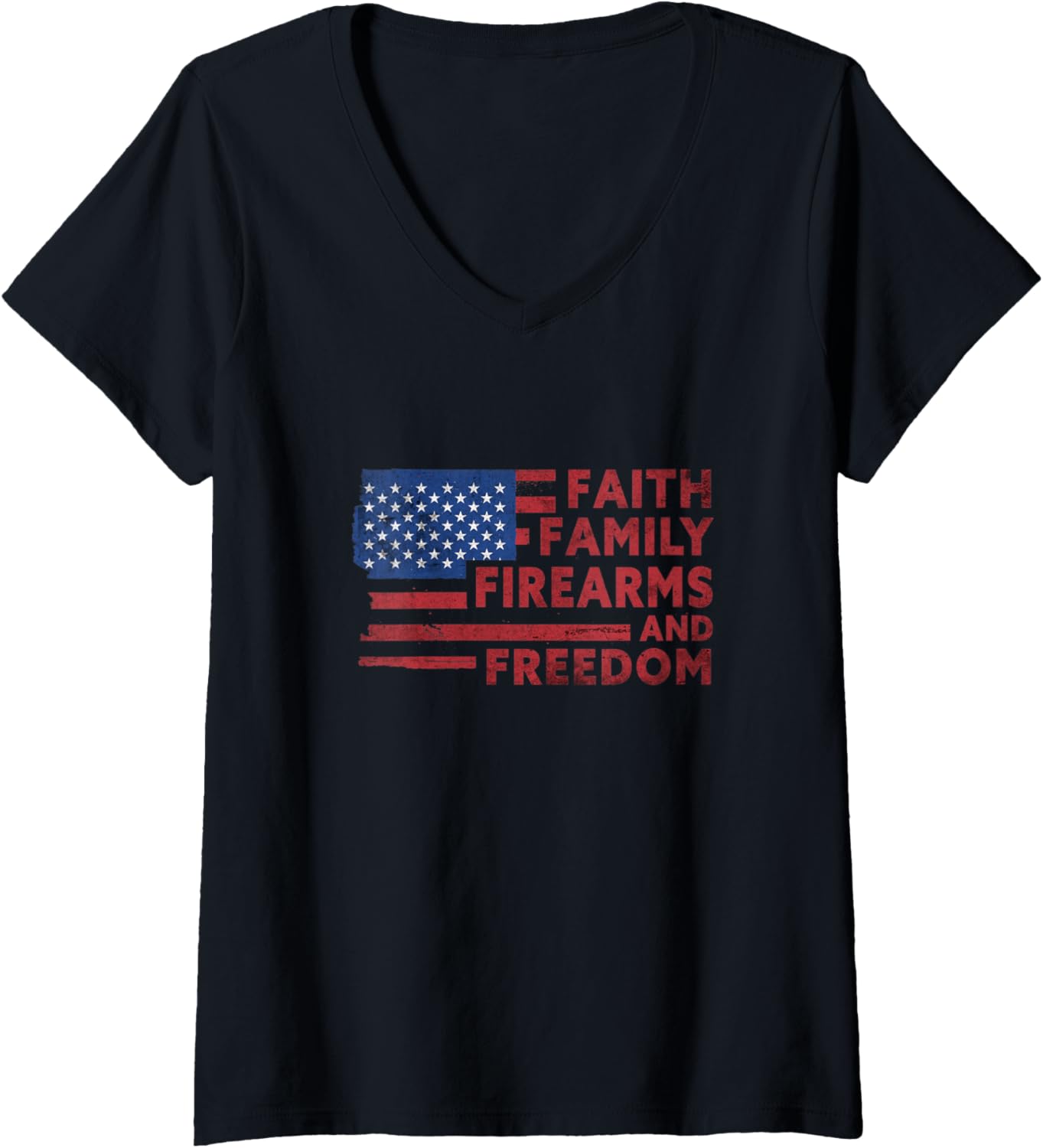 Womens Faith Family Firearms Freedom Pro Life Pro God Pro Gun V
