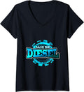 Womens Real Men Drive Diesel Loud Pipes Save