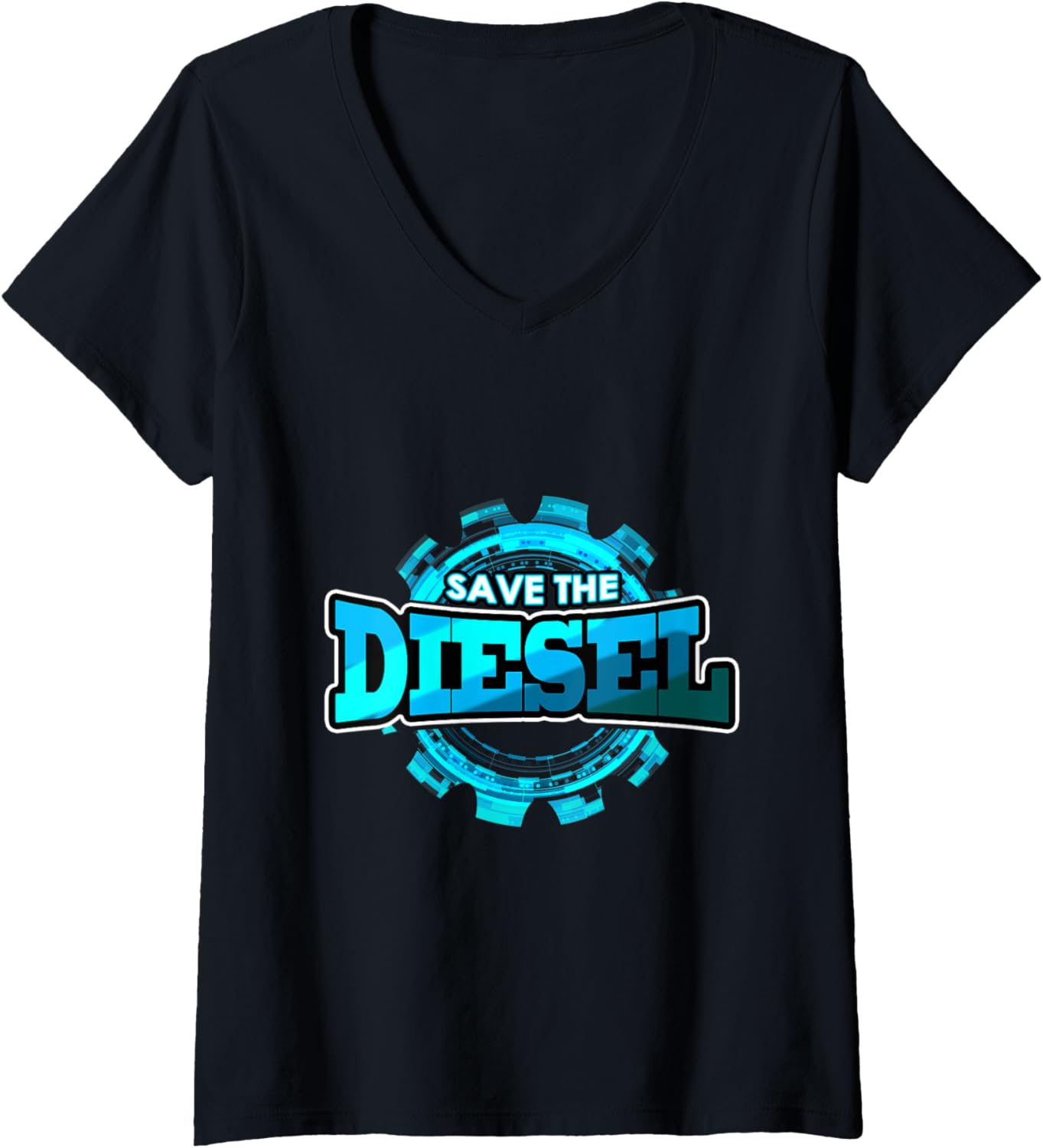 Womens Real Men Drive Diesel Loud Pipes Save