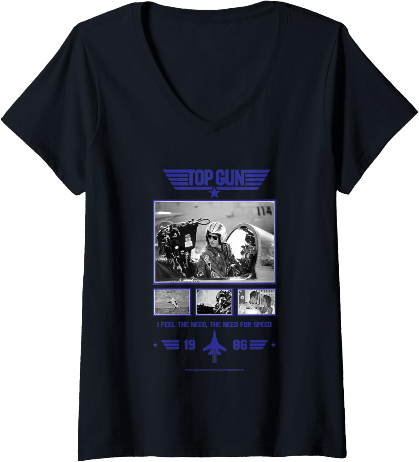 Top Gun I Feel Need Speed V Neck