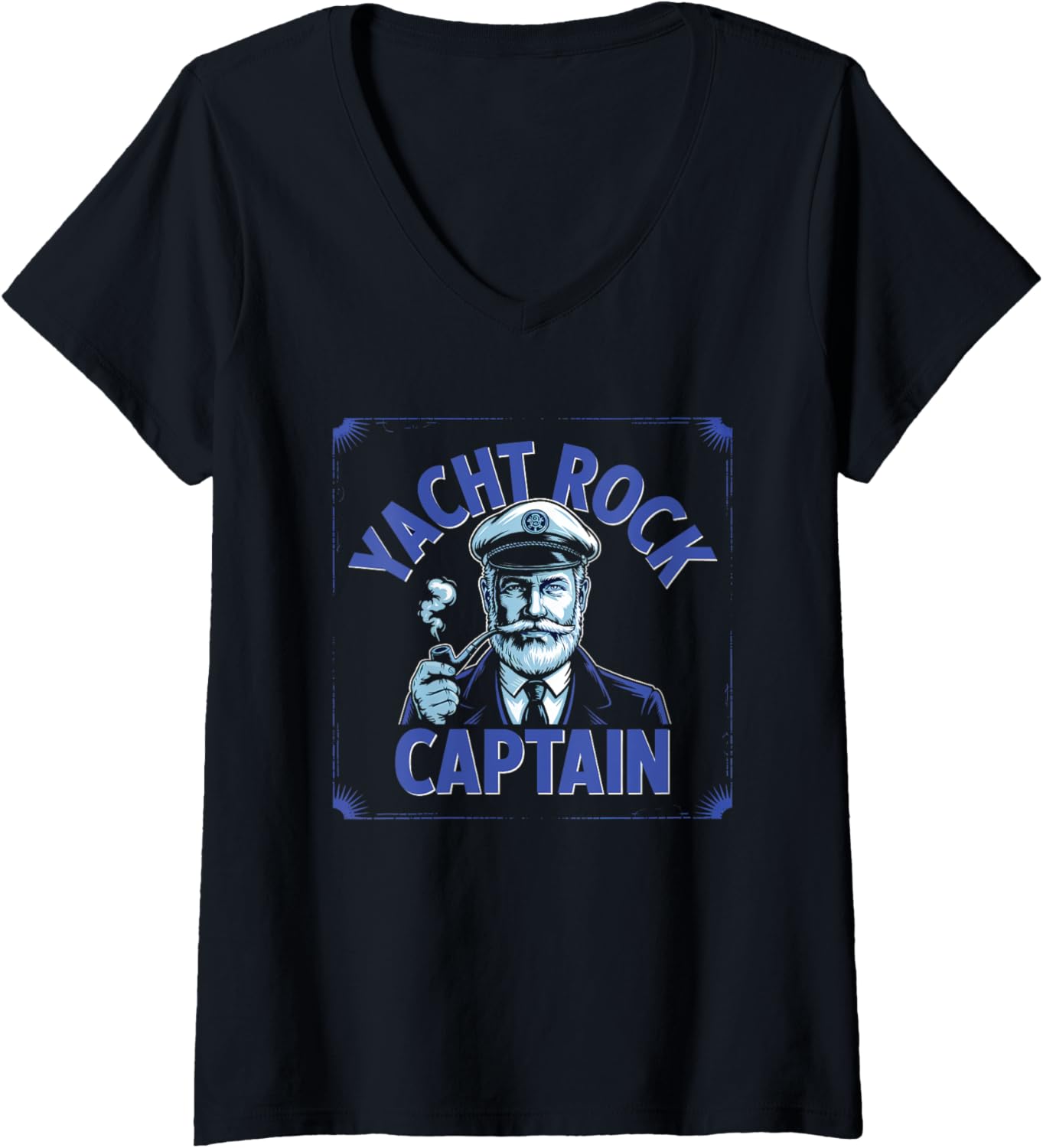 Womens Funny Yacht Rock Captain Boat Party Sailor