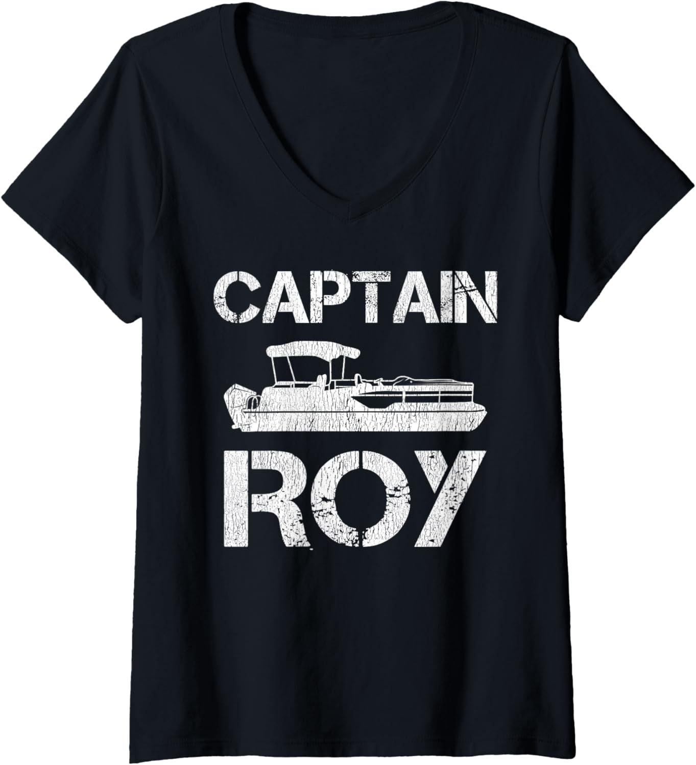 Womens Captain Roy Pontoon Captain Funny Personalized Name