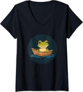 Womens Awesome Amphibian In Boat Costume Boys Girls