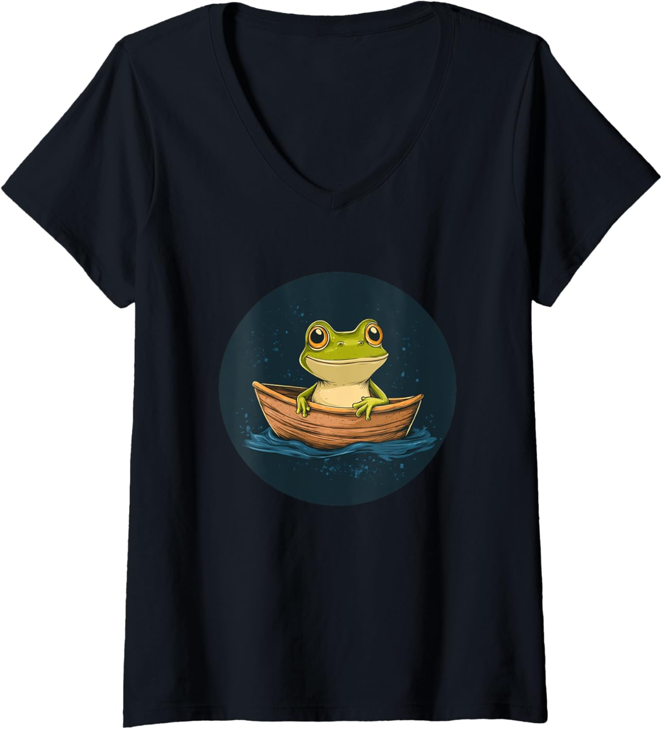 Womens Awesome Amphibian In Boat Costume Boys Girls