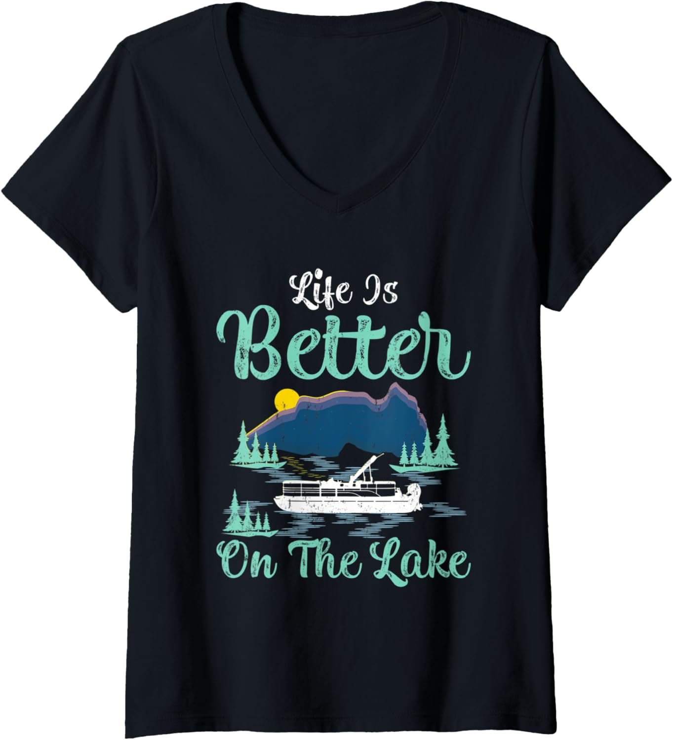 Womens Pontoon Boating Life Is Better At Lake