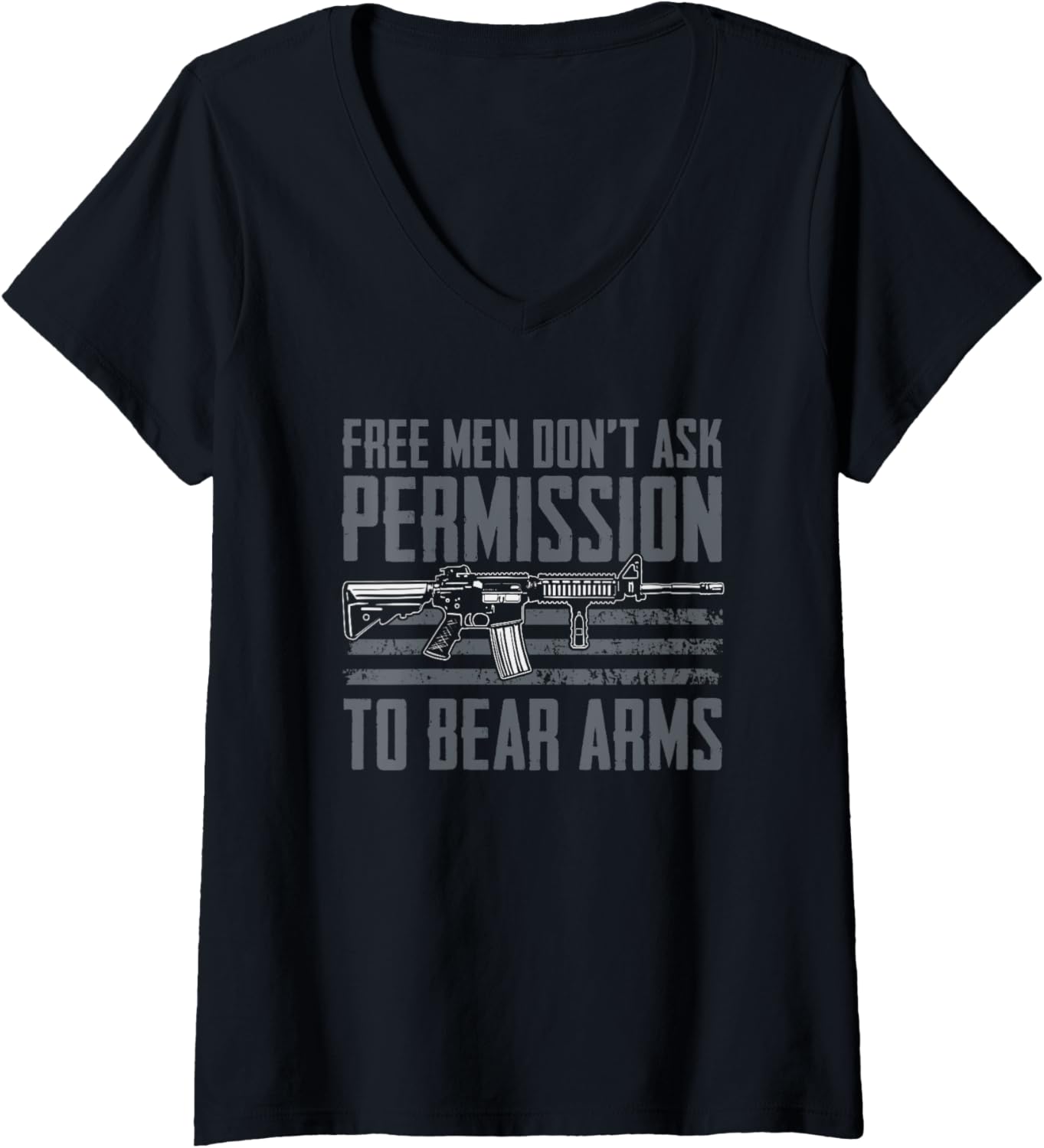 Womens Free Men Dont Ask Permission To Bear Arms Usa Gun Rights