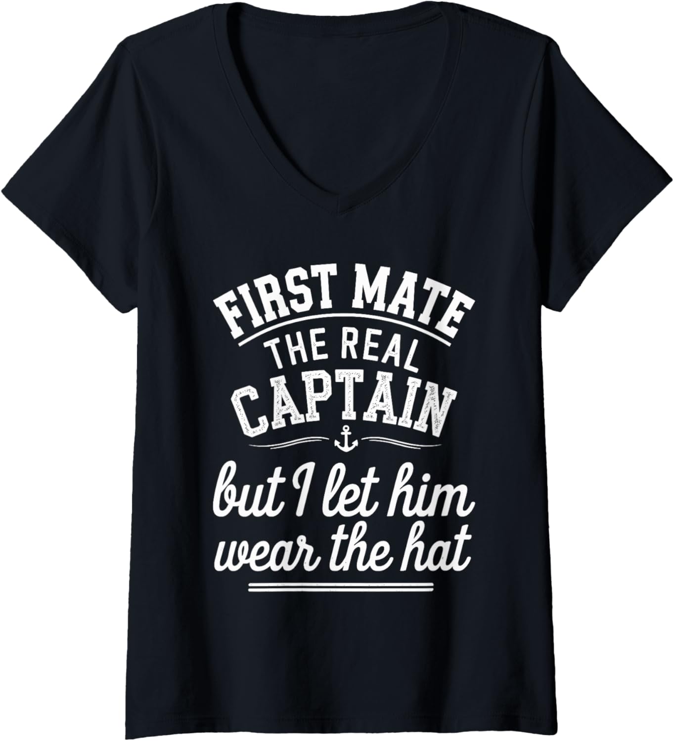 Womens First Mate Real Captain Boating Sea Boat