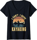Womens I Can I Have Kayaking Vintage Kayak