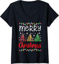 Womens Merry Christmas Sailboat Clothes Sailing Lover Holiday