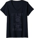 It's Not Hoarding If It's Yarn Knitting Lover Knitters V-Neck